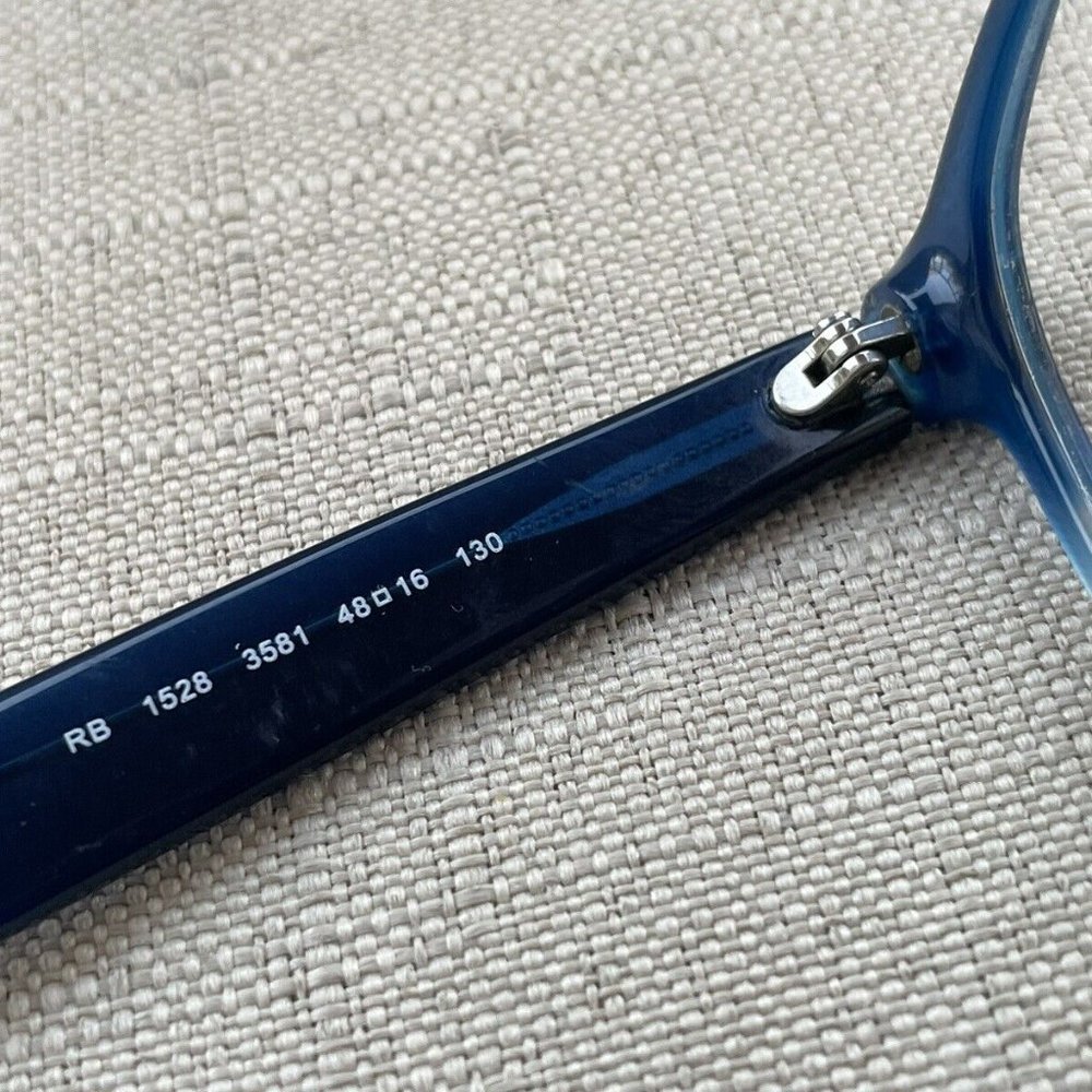 Ray-Ban Youth Eyeglasses Blue Tone Rb1528 Glasses 48[]16 130 Eyewear Frame - Picture 8 of 12